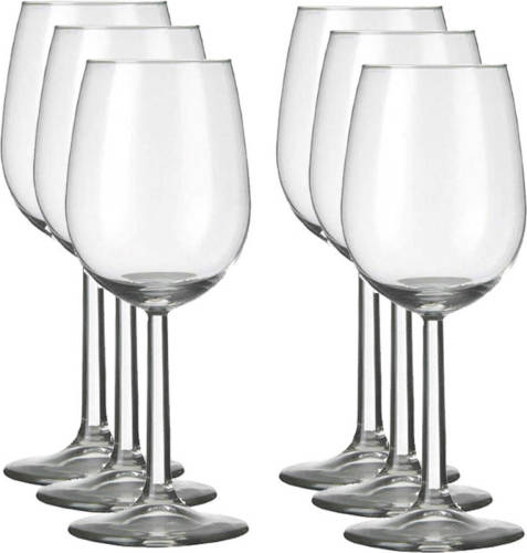 Royal Leerdam 6x Luxe Witte Wijn Glazen 230 Ml Bouquet - Wijnglazen