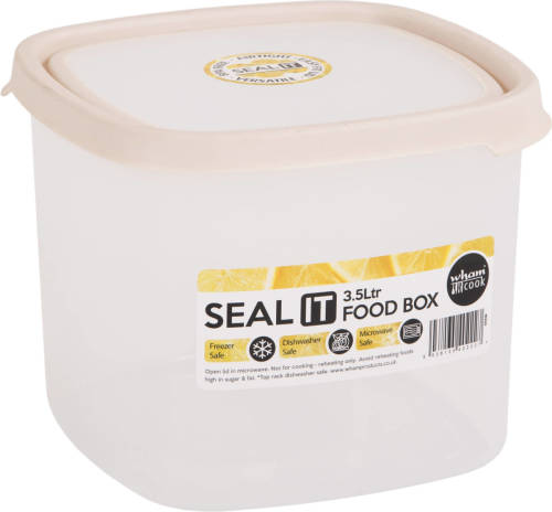 Vepa Bins Wham Vershoudbak Seal It 3,5 Liter Polypropyleen Crème