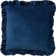 Dutch Decor Yara - Kussenhoes Velvet Insignia Blue 45x45 Cm