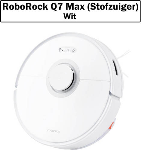 Roborock Q7 Max Robotstofzuiger Met Dweilfunctie - Wit