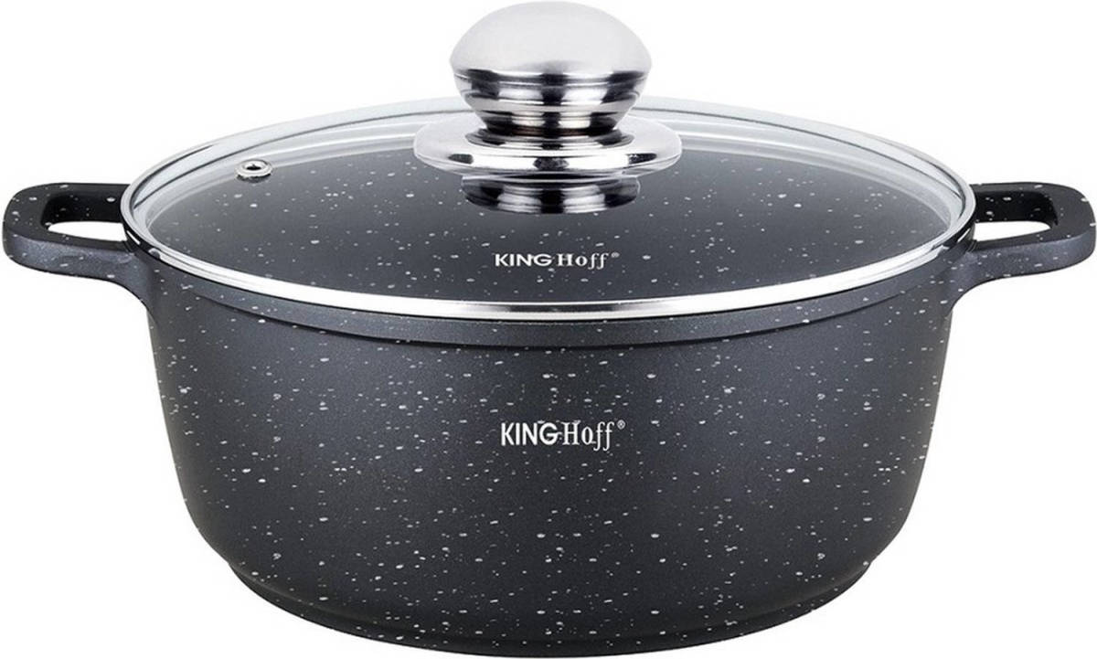 KINGHOFF 1592 - Kleine Braadpan - Met Aromaknop - 16 Cm - 1.3 Liter
