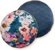 Descanso Sierkussen Rond Novara 55 Cm Polyester Blauw