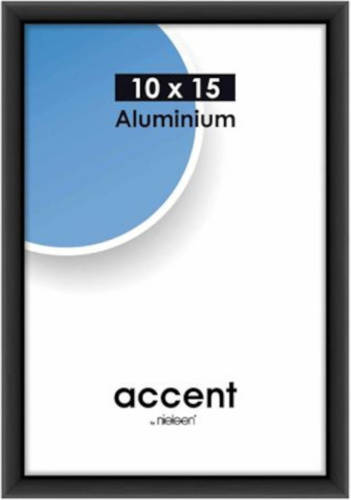 WAYS TOYS Nielsen Fotolijst Accent 10 X 15 Cm Aluminium Zwart