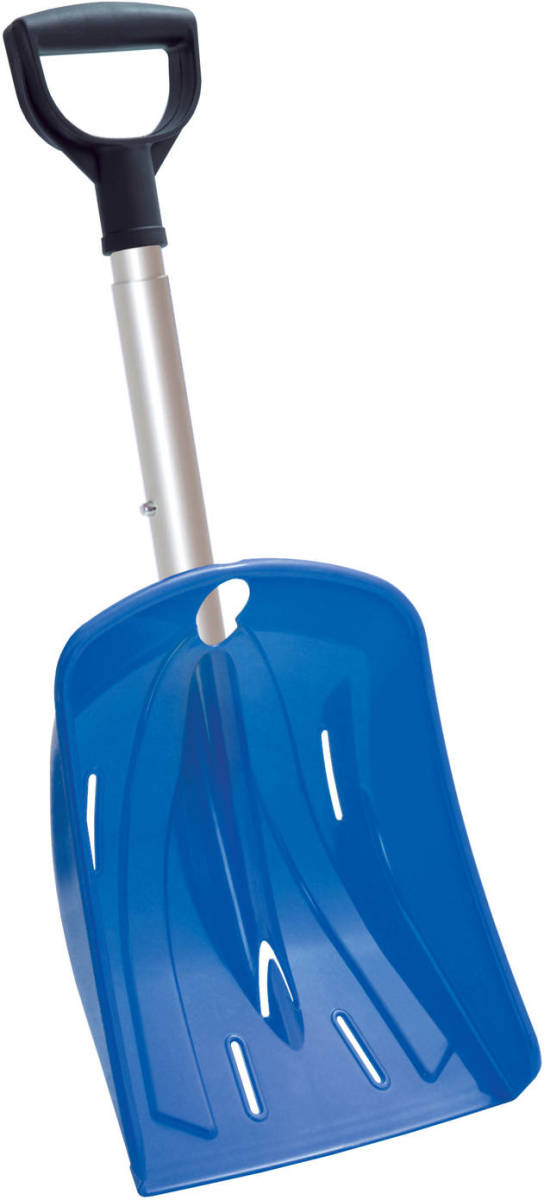 Shoppartners Compacte Sneeuwschep / Sneeuwschuiver Blauw Uitschuifbare Steel 53 - 89 Cm - Sneeuwschuivers