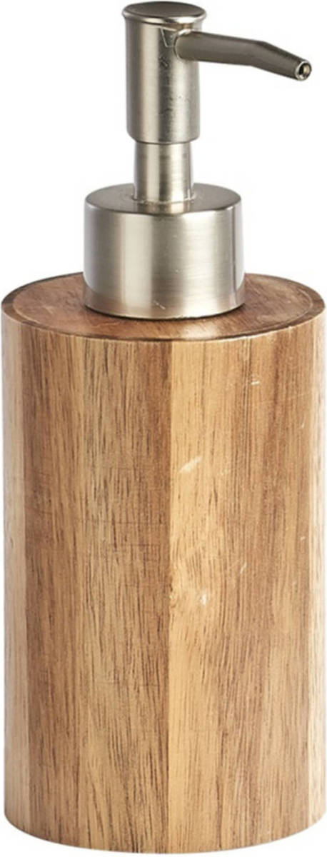 Shoppartners 1x Zeeppompjes Met Houten Houder 18 Cm - Zeeppompjes