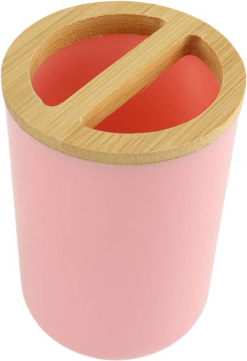 Orange85 Tandenborstelhouder - Organizer - Roze - 7x7x11 Cm - Badkamer