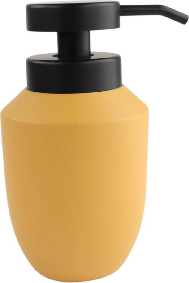 Orange85 Zeeppompje - Zeepdispenser - Geel - 270 Ml - Aardewerk
