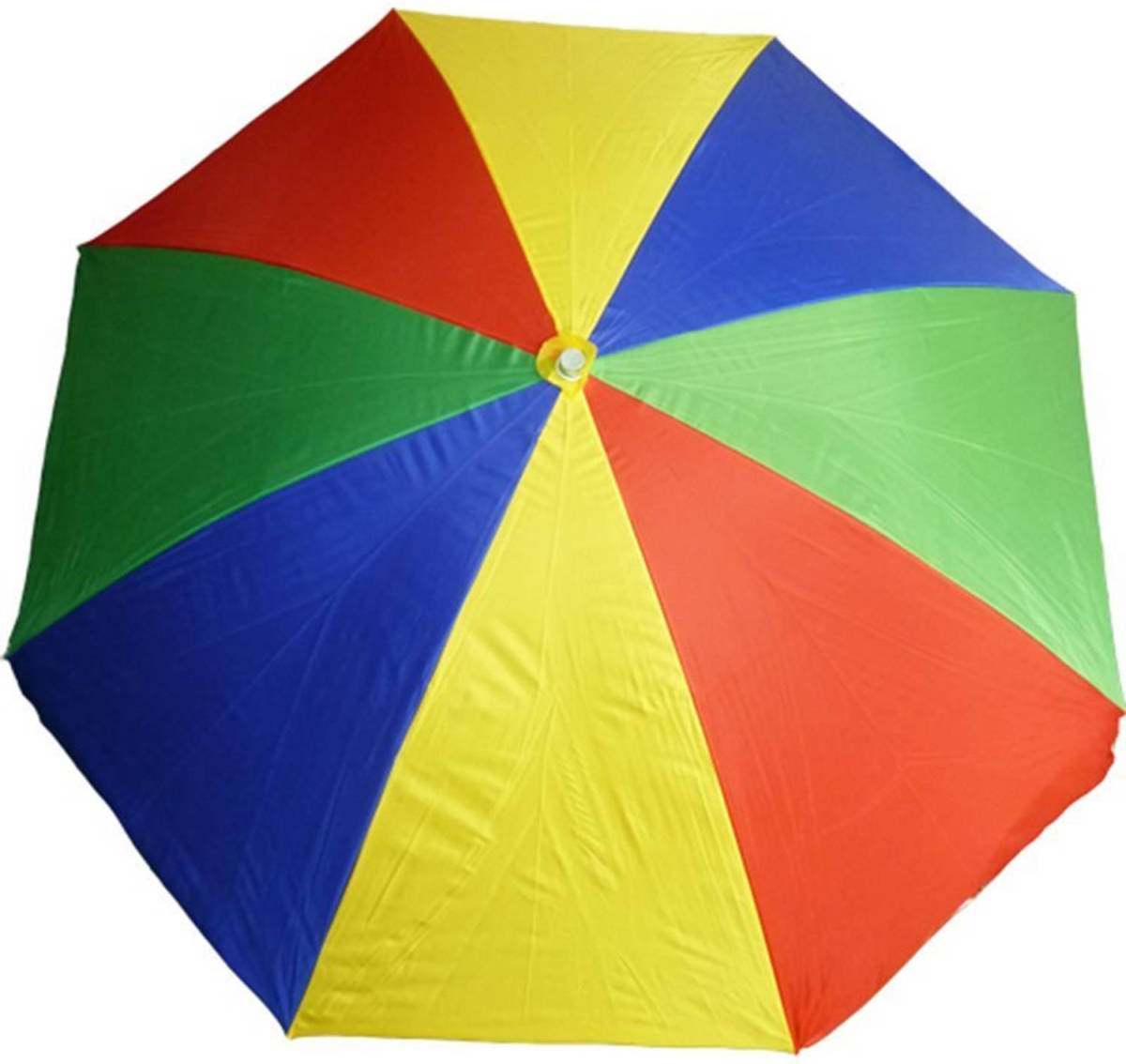 Massamarkt Strandparasol 250cm Gekleurde Banen Stra