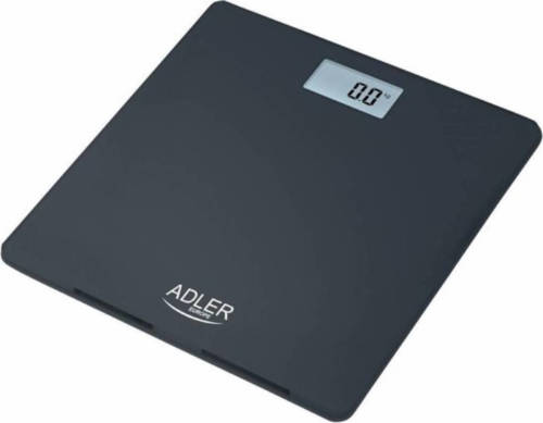 Adler Top Choice - Personenweegschaal - Elektrisch - Zwart/graniet - 150 Kg