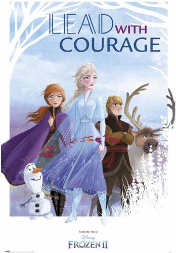 Yourdecoration Grupo Erik Frozen Lead With Courage Poster 61x91,5cm