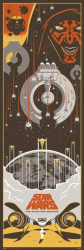 Yourdecoration Grupo Erik Star Wars Episode I Poster 53x158cm