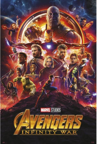 Yourdecoration Grupo Erik Avengers Infinity War One Sheet Poster 61x91,5cm