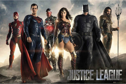 Yourdecoration Grupo Erik Dc Comics Justice League Movie All Characters Poster 91,5x61cm