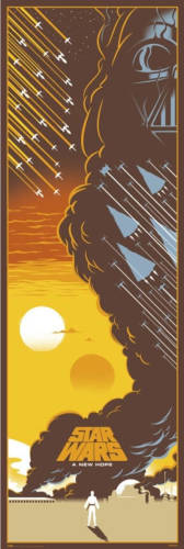 Yourdecoration Grupo Erik Star Wars Episode Iv Poster 53x158cm