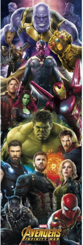 Yourdecoration Grupo Erik Marvel Avengers Infinity War Poster 53x158cm
