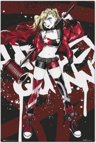 Yourdecoration Grupo Erik Dc Comics Harley Quinn Anime Poster 61x91,5cm