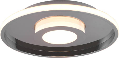 BES LED Led Plafondlamp - Badkamerlamp - Trion Asmaya - Opbouw Rond 35w - Spatwaterdicht Ip44 - Dimbaar - Warm Wit 3000k - Mat