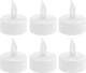 Bellatio Decorations Led Theelichtjes/waxinelichtjes Wit 12x Stuks - Led Kaarsen