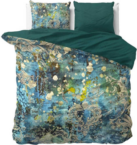 Slaaptextiel nl Wild Dekbedovertrek Ocean Drops Blue-lits-jumeaux (240 X 200/220 Cm)