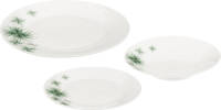 4Goodz Porseleinen Servies 6 Persoons 18 Delig - Green Floral
