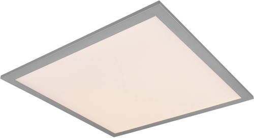 BES LED Led Plafondlamp - Plafondverlichting - Trion Alina - 18w - Warm Wit 3000k - Mat Titaan - Aluminium - 45cm