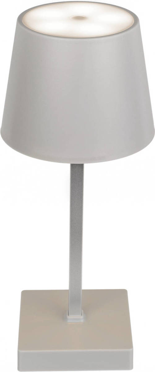 Out of the Blue Usb Tafellamp Led Dimbaar Grijs 26 Cm Van Kunststof - Tafellampen