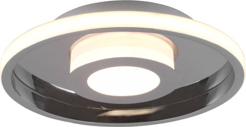 BES LED Led Plafondlamp - Badkamerlamp - Trion Asmaya - Opbouw Rond 28w - Spatwaterdicht Ip44 - Dimbaar - Warm Wit 3000k - Mat