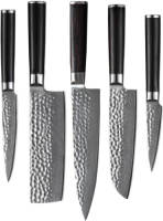 Shinrai Japan Hammered Damast Br 5-delige Damascus Messenset