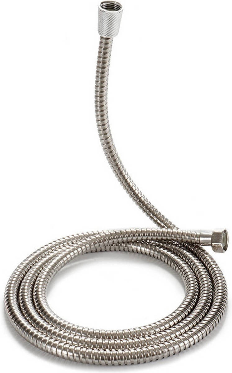 Shoppartners Doucheslang Met Basic Aansluiting Van 1.5 Meter Zilver - Douchekoppen
