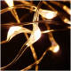 Anna's Collection 3x Koperen Kerst Verlichting Met Timer Warm Wit 1 Meter - Lichtsnoeren