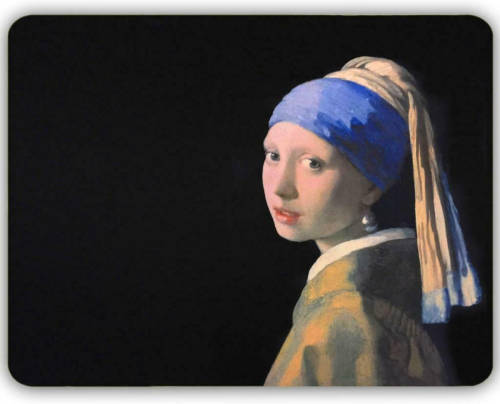 Benza Dunne Fleecedeken - Plaid - Kunst - 150 X 120 Cm - Het Meisje Met De Parel Van Johannes Vermeer.