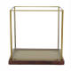 Dijk Natural Collections Kaarsenhouder Glas-goud-24x14.5x23.5cm