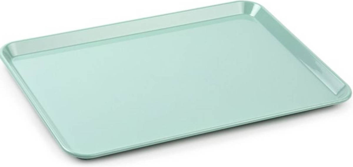 Forte Plastics Dienblad/serveerblad In Mintgroen Kunststof 35 X 24 Cm - Dienbladen