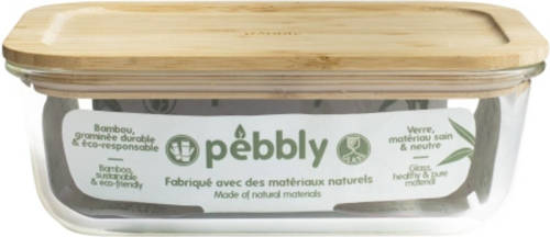 Pebbly - Voorraadpot Met Deksel, Rechthoekig, 1.8 L - Pebbly