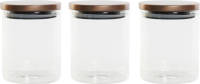 Shoppartners Set Van 3x Stuks Glazen Voorraadpotten/voorraadbussen 650 Ml - Voorraadpot