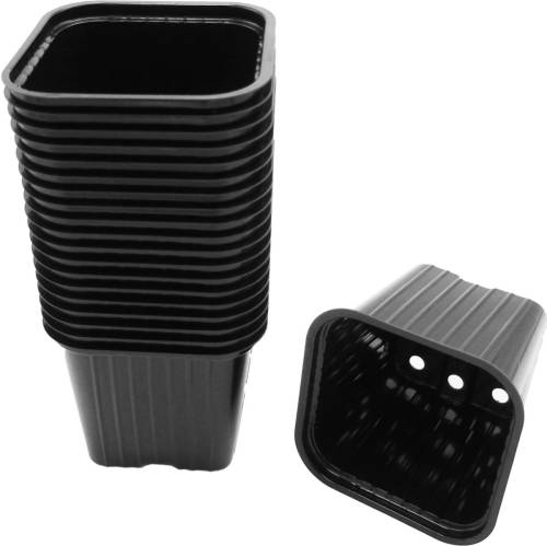Shoppartners 20x Stuks Kunststof Kweekpotjes/stekpotjes 7 X 6 Cm - Stekpotjes