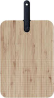 Snijplank Met Broodmes, 43 Cm, Black Edition, Zwart - Trebonn Artù