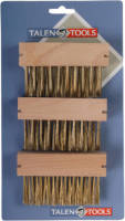 Shoppartners 3x Onkruidborstel/voegenborstels 27 X 14 X 3 Cm - Onkruidkrabbers