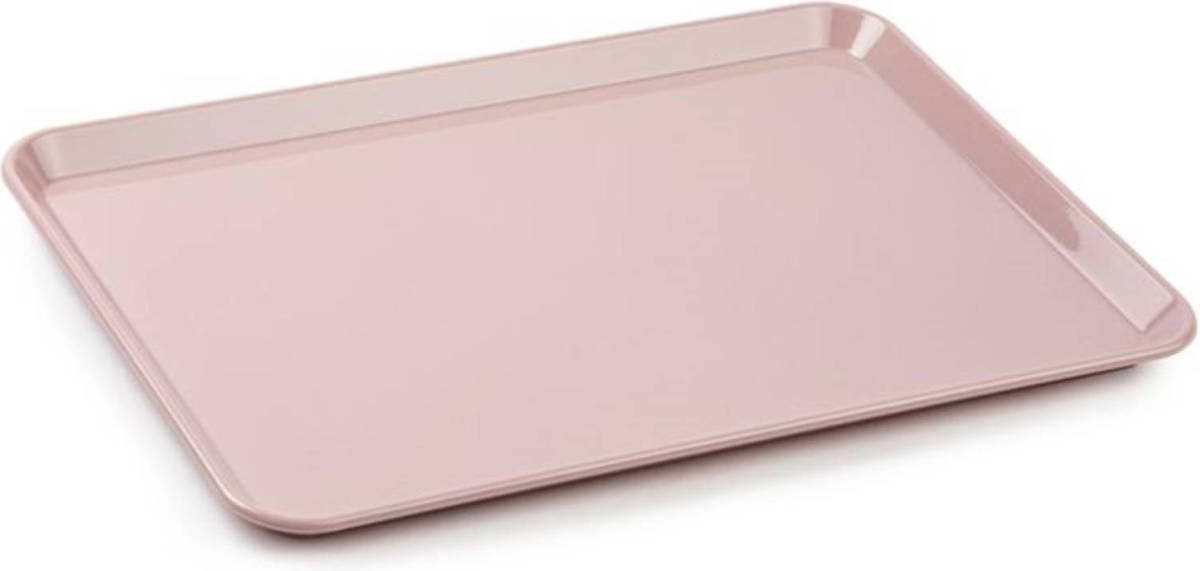 Forte Plastics Dienblad/serveerblad In Oud Roze Kunststof 35 X 24 Cm - Dienbladen
