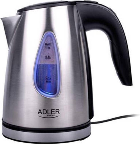 Adler Top Choice - Elektrische Waterkoker - Rvs - 1 Liter