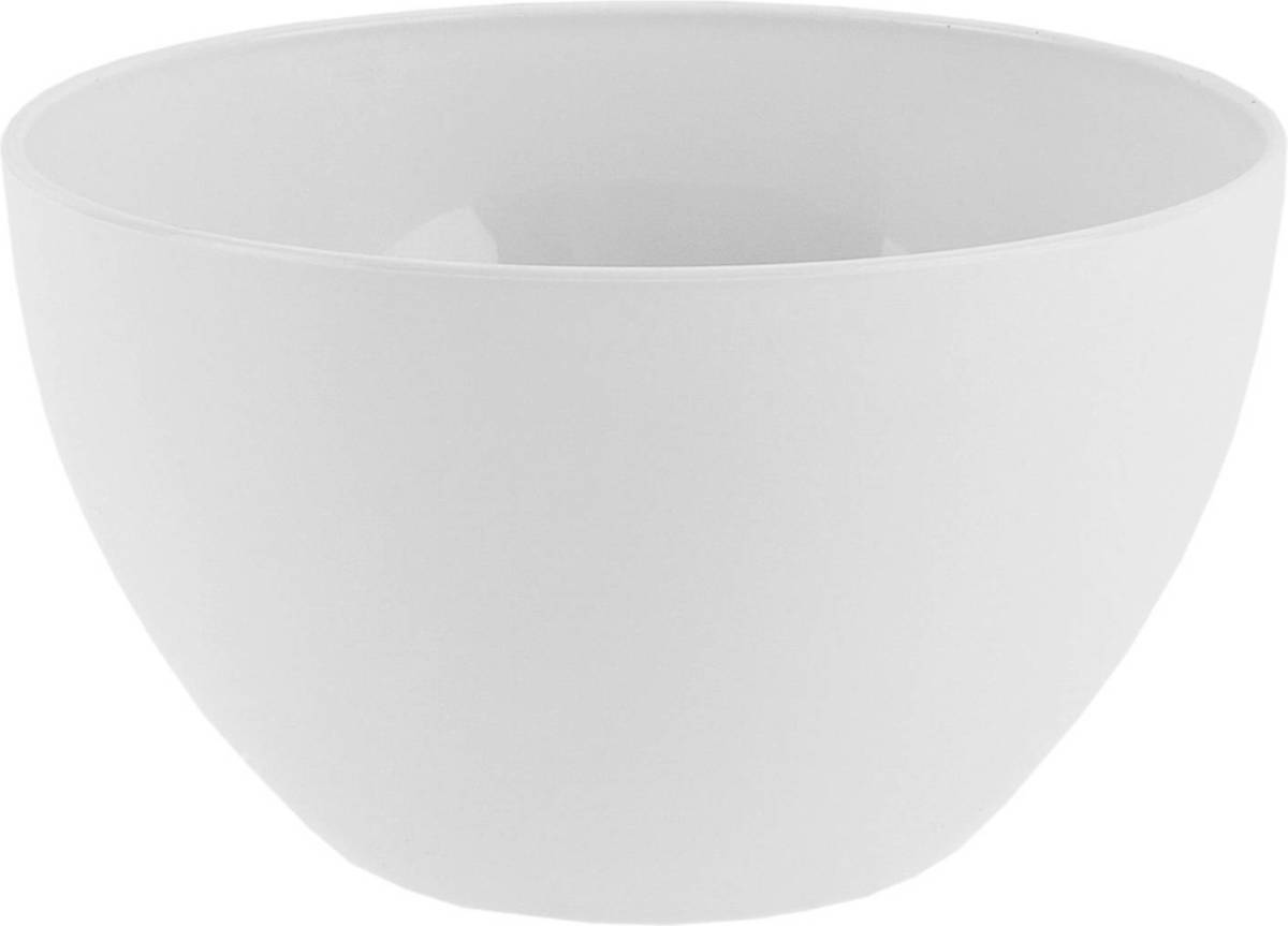 Forte Plastics 1x Stuks Schalen/schaaltjes/kommetjes Rond Wit 750 Ml - Serveerschalen