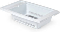 Forte Plastics Keuken Gootsteen/aanrecht Vergiet/afdruiprek Kunststof 43 X 27 X 10 Cm Wit - Afdruiprekken