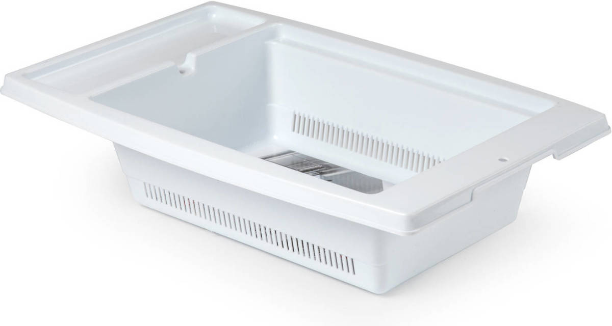 Forte Plastics Keuken Gootsteen/aanrecht Vergiet/afdruiprek Kunststof 43 X 27 X 10 Cm Wit - Afdruiprekken