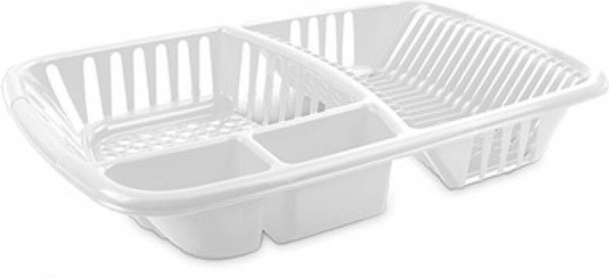 Hega Hogar Afwas Afdruiprek Wit 52 X 33 X 9 Cm - Afdruiprekken