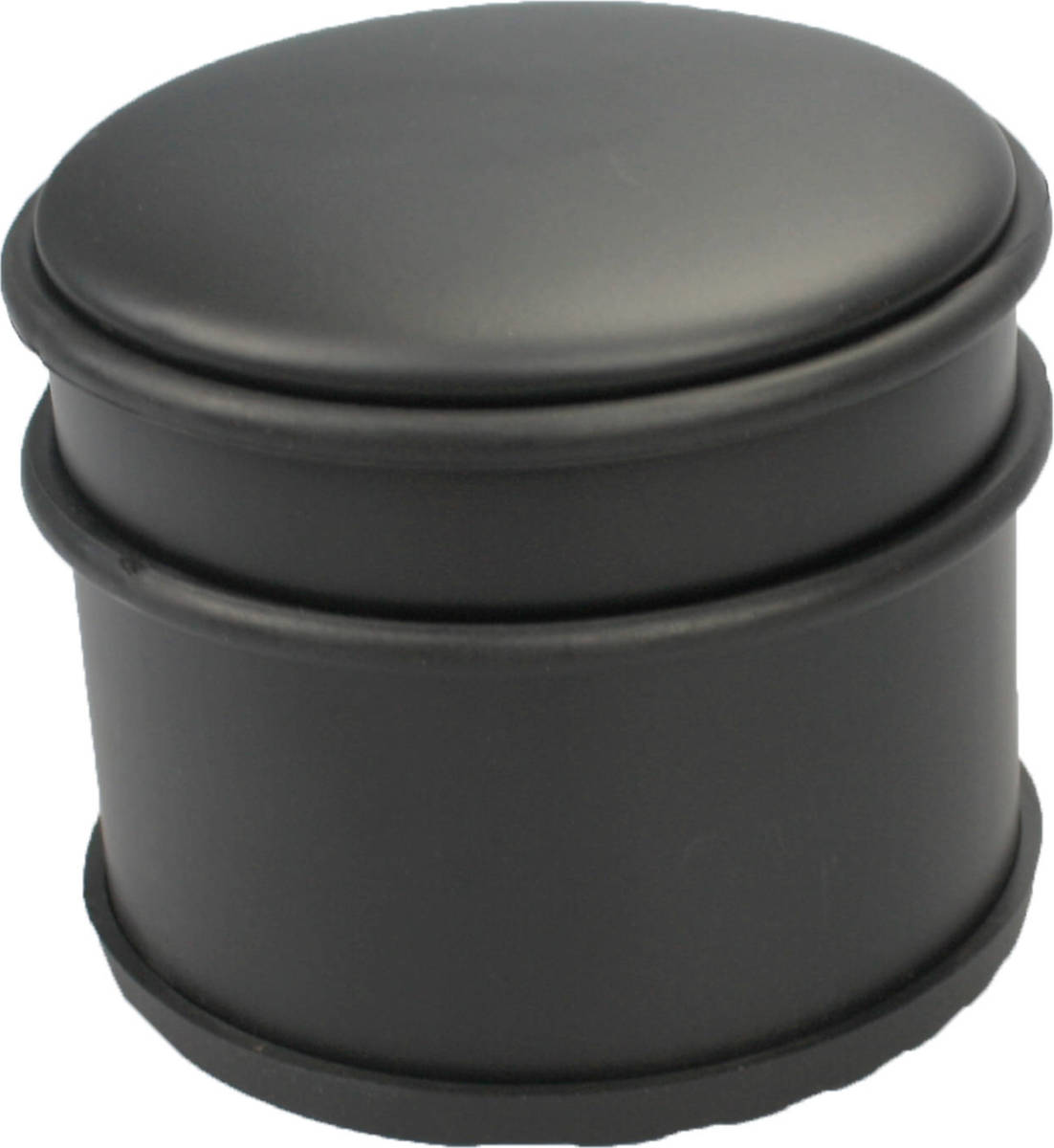 GS Quality Products Gs Deurstopper Zwart 1,1kg - Voor Binnen En Buiten - Deurbuffer Ø9 X 8 Cm