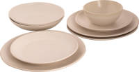 Mammoet Serviesset Spirit Stoneware 6-persoons 24-delig Wit