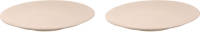 Palmer Bord Ripple 27 Cm Offwhite Stoneware 2 Stuk(s)