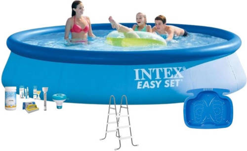 Intex Zwembad Easy Set 396x84 Cm - Met Accessoires