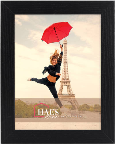 HAES deco - Houten Fotolijst Paris Zwart 20x25 - Sp001201