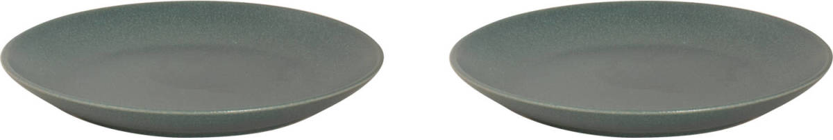 Mammoet Bord Spirit 21.5 Cm Groen Stoneware 2 Stuk(s)